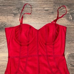 Red Mini dress Haute Monde size Medium